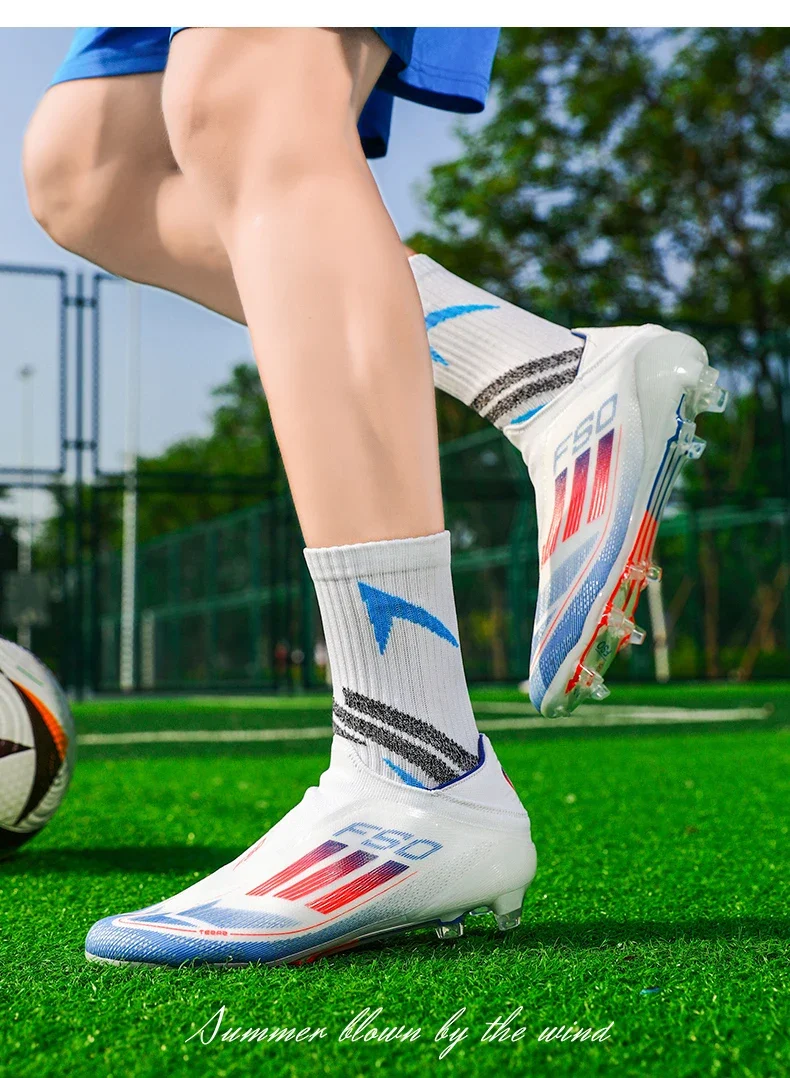 Description Picture 4 of itemHigh Professional Quality  New Men Football Shoes Training Soccer Shoes Society Cleats Indoor Fast Original Football Field Boots