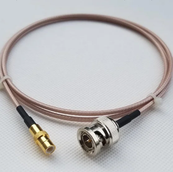 

75 Ohm BNC male to SMB male connector RG179 RF coaxial cable