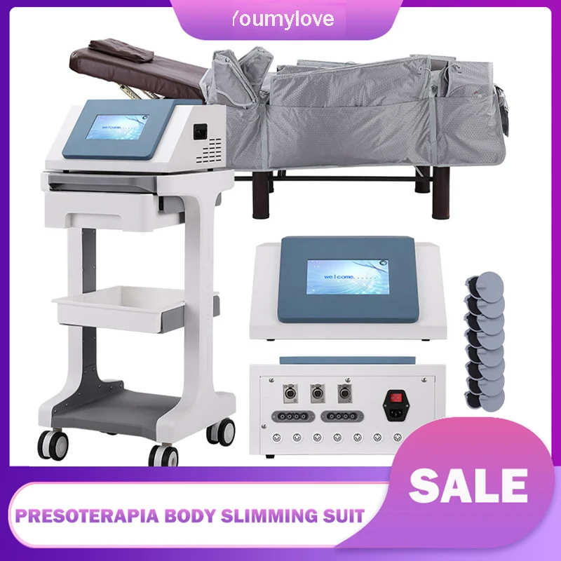 Machine de pressothérapie 3 en 1 avec drainage lymphatique infrarouge et massage corporel, comprend une couverture de sauna pour la santé du fitness à domicile 1
