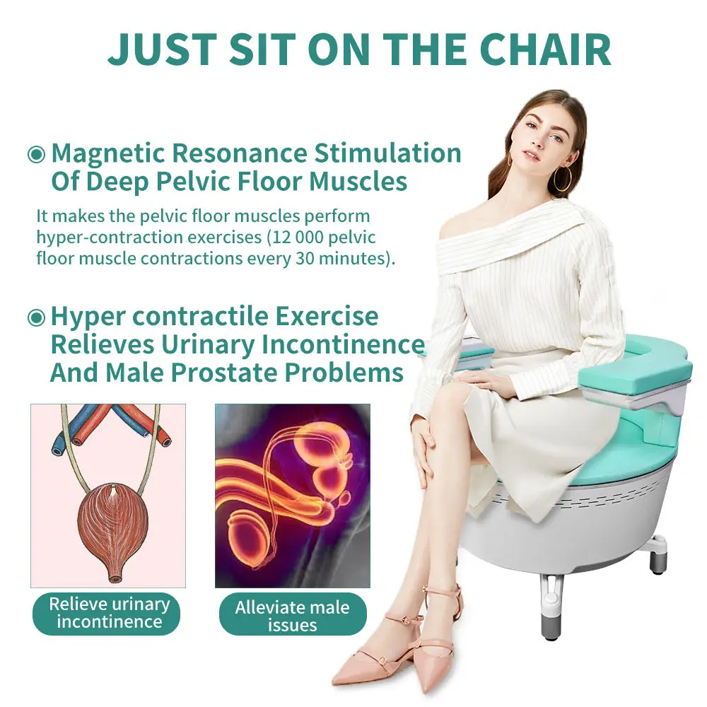 Pelvic Floor Chair Therapy EMS Private Single EMS Chair Pelvic Muscle Stimulator Electromagnetic