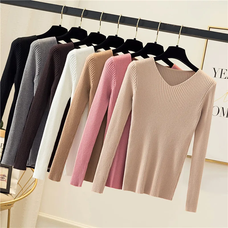Women Casual Long Sleeve Knitted Sweater