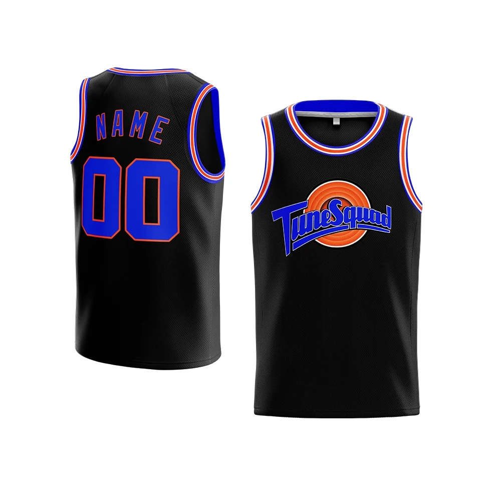 Space Jam 1996 Sublimation Printed Basketball Jerseys with Any Color Name and Number for Halloween Party