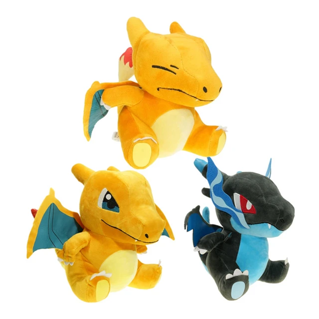 Anime Figures Charizard Pokemon Plush Doll Mega Evolution X & Y Charizard  Stuffed Toy Pikachu Bulbasaur Squirtle Kid Gift - AliExpress