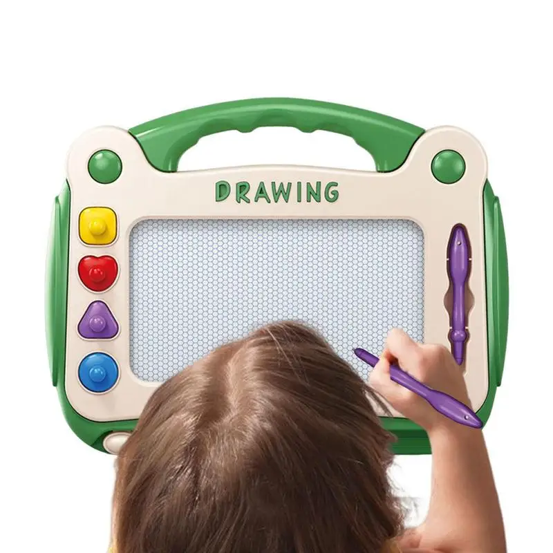 

Kids Magnetic Drawing Board DIY Magnet Writing Board For Kids With 4 Colors Reusable Kids Toys Funny Montessori Toy For