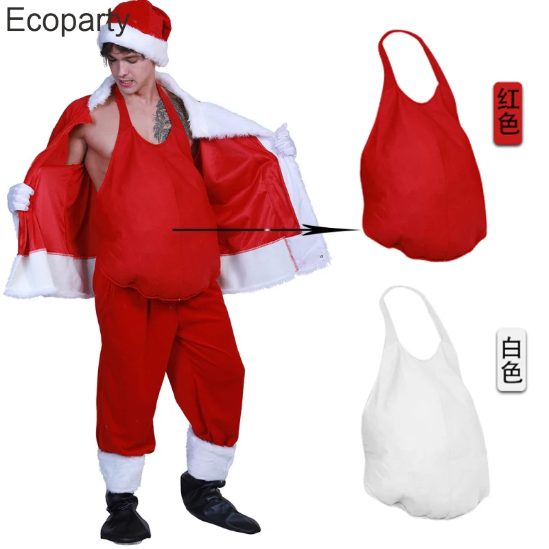 

Новый Рождественский Санта-Клаус Косплей искусственный живот 1 шт. надувной ПВХ живот Невидимый искусственный живот беременность косплей реквизит из фильма