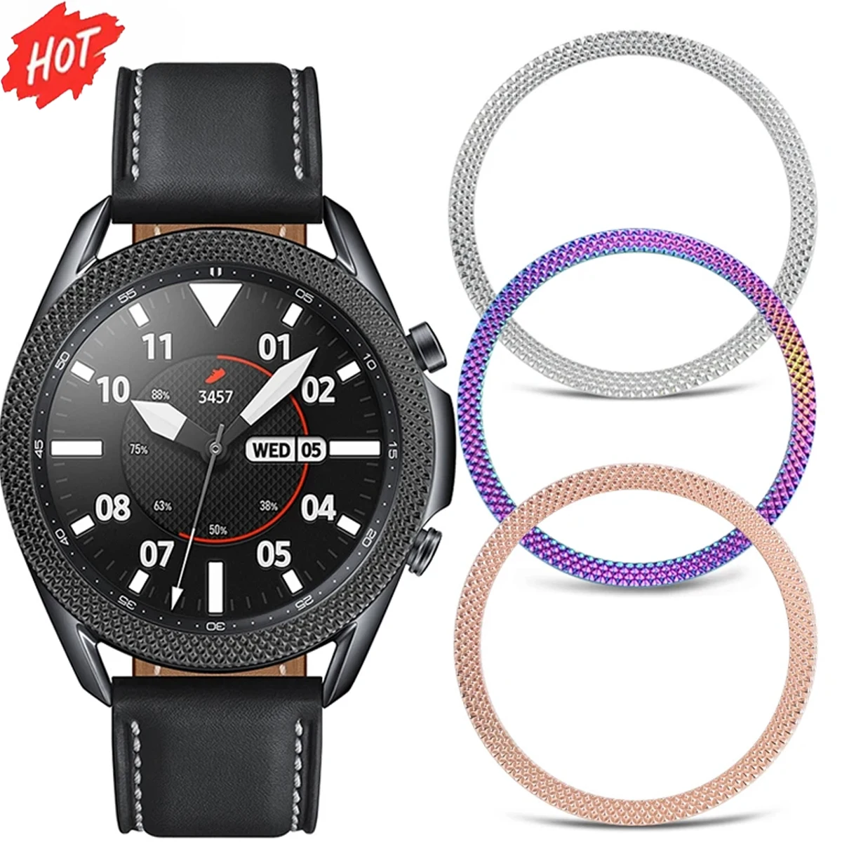 Premium Metal Bezel Cover Ring Bumper