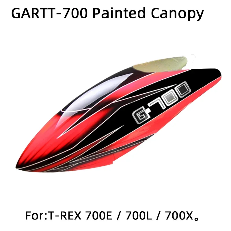 Gart 700 Baldacchino In Fibra Di Vetro Elicottero A Baldacchino Verniciato Dominatore Per Allineare T-Rex 700E 700L 700X