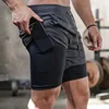Camo Running Shorts Men Gym Sports Shorts 2 In 1 Quick Dry Workout Training Gym Fitness Jogging Short Pants Summer Men Shorts Ee 1