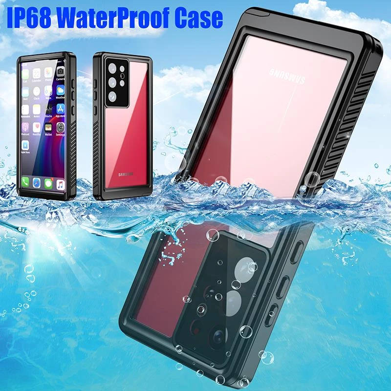 Ip68 Waterproof Case For Samsung Galaxy S21 Ultra S20 Plus S10 S9 S8 Note 20 Ultra Note10 A51