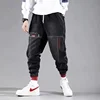 Men's Casual Loose Straight Leg Jeans Multi-Pocket Workwear Pants Fashionable Korean Brand Harlan Cuffed Trousers