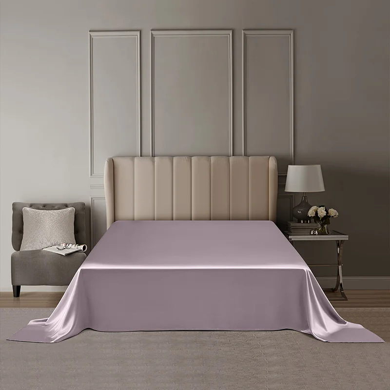 DISANGNI 100% Mulberry Silk Flat Sheet - 22 Momme, Natural 6A Grade, Luxurious and Smooth, Hypoallergenic, Breathable, Skin-Frie 5