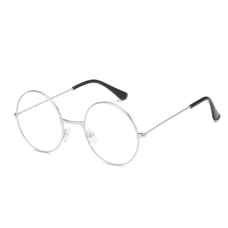 Cosplay Anime Glasses Cosplay Accessories Anime Frame Round Metal Flat Retro Art Glasses Adult Boy Clothing Props Gifts