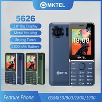 MKTEL 5626 Feature Phone Triple Sim Card 2.8" Display 1800mAh Battery MP3/MP4/FM/Radio/Bluetooth/GPRS Senior Phone 1