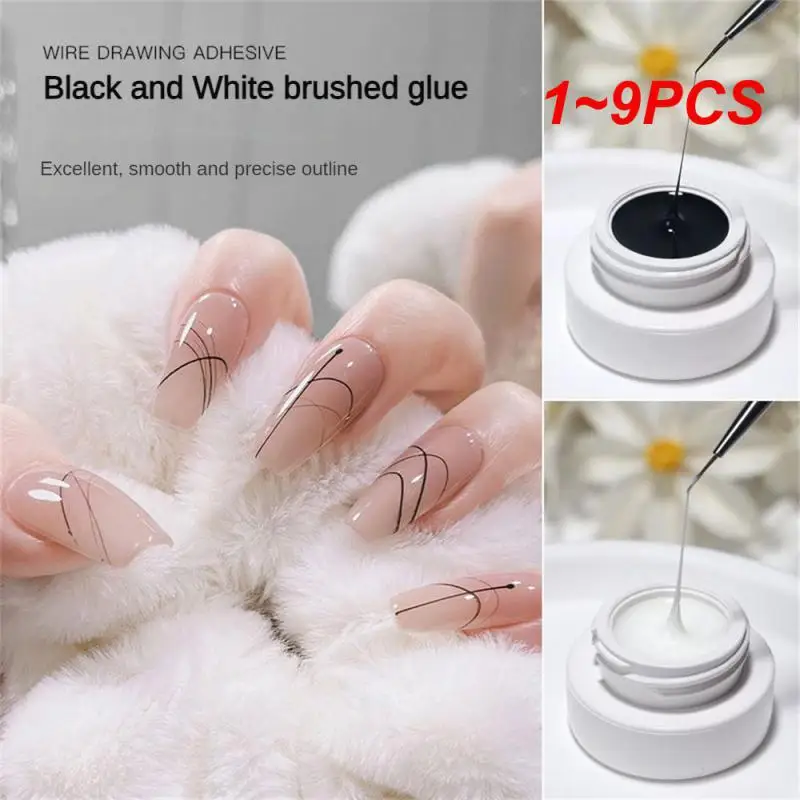 

1~9PCS Lasting Nail Decoration Ease Of Use Professional Quality The First Choice Of The Nail Artist Lasting Effect Anti-fouling