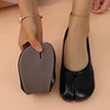 ​​​​2025 Women's Leather Toe Separator Loafers Flat Comfortable Slip-On Breathable Casual Shoes​ 4