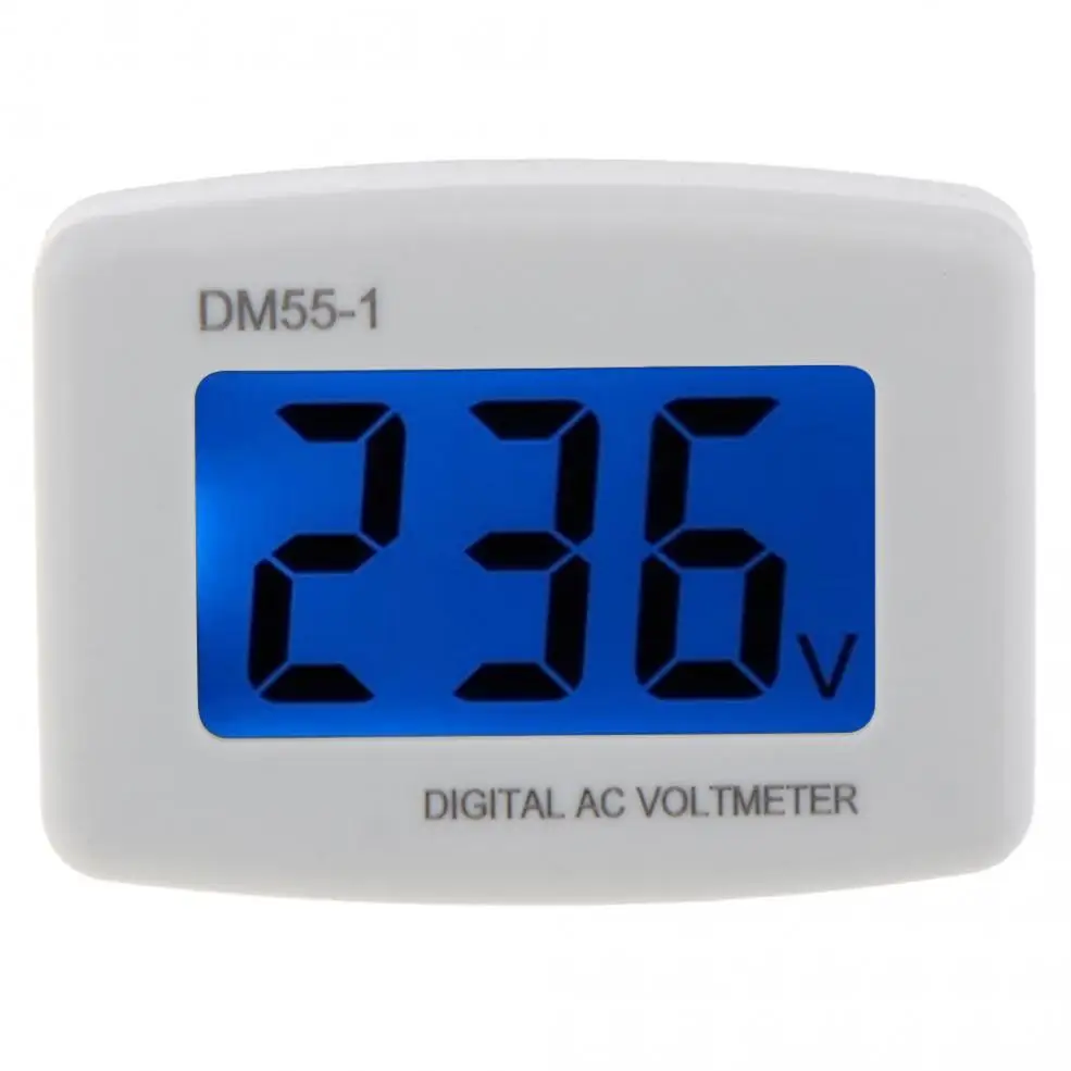 

AC 80-300V LCD Digital Display Voltmeter Testers Voltage Meter EU Plug Volt Meter