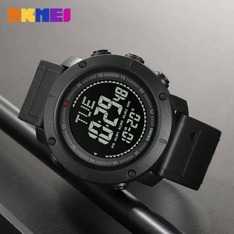SKMEI 2095 Compass Digital Watch for Men Military Waterproof Shockproof Sports Camouflage Mens Wristwatches 1793 Reloj Hombre
