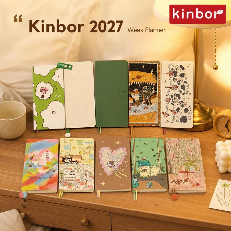 Kinbor Annual Organizer & Creative Doodling Notepad
