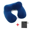 Portable U-Shape Travel Pillow For Airplane Car Inflatable Neck Pillow Comfortable Pillows For Sleep Home Travel Accessories 3