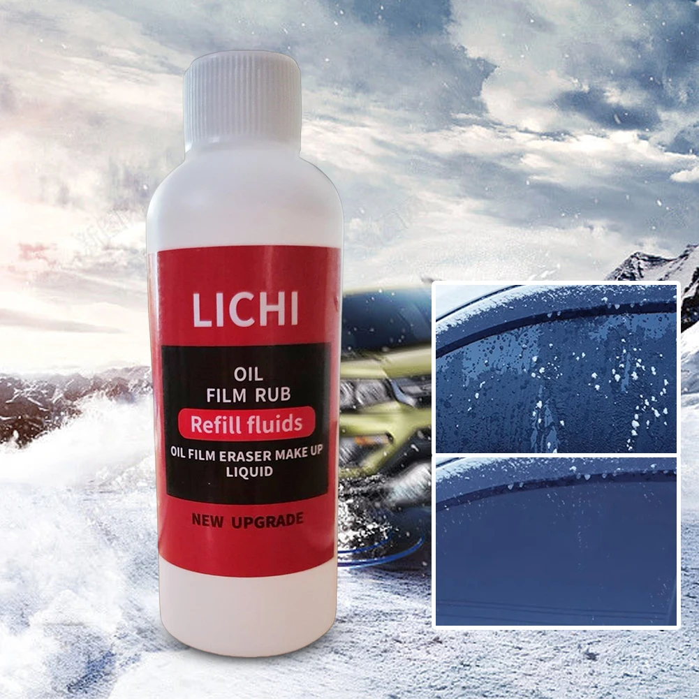 100ml Car Windshield Cleaner Liquid Auto Glass Oil Refill Window Glass Oil Film Agent Car Maintenance Agent