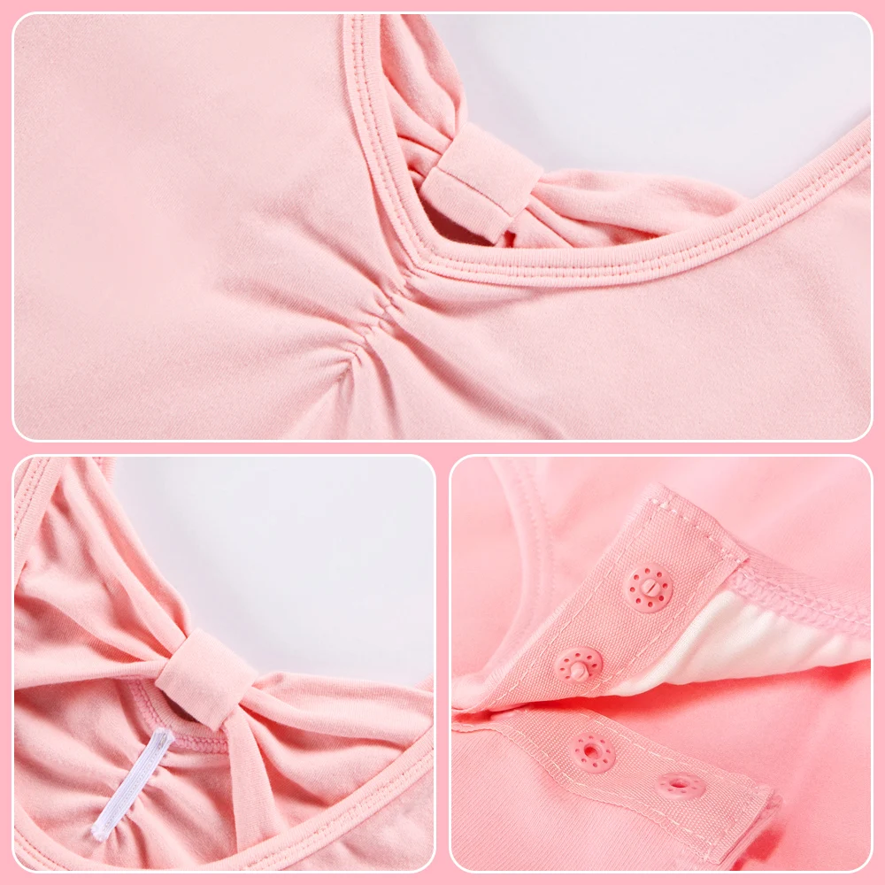 Ballet Leotards for Girls Dance Leotard with Skirt Toddler Ballet Outfit Bow Back (Little/Big Kid) ballet leotard dance leotard girls dance costumes