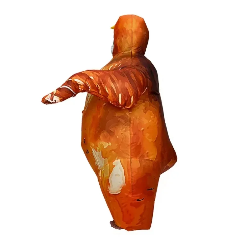 Kids Inflatable Turkey Costume - Blow Up Thanksgiving & Halloween Cosplay Outfit For Boys And Girls (Height 120-150cm) - View #5