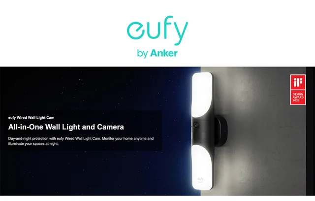 eufy Security S100 Wired Wall Light Cam, Security Camera Outdoor, 2K Camera  with 1200 Lumen Light, Color Night Vision, Motion Activated Light, AI Smart  Detection, IP65 Waterproof, No Monthly Fee 