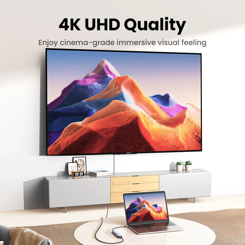 Hub Usb c 4k Hdmi 100w Adaptador Multiport para Macbook Pro Air Ipad Pro Imac Iphone 15 Pro Pro Max Xps Ugreen5 em - Imagem 2