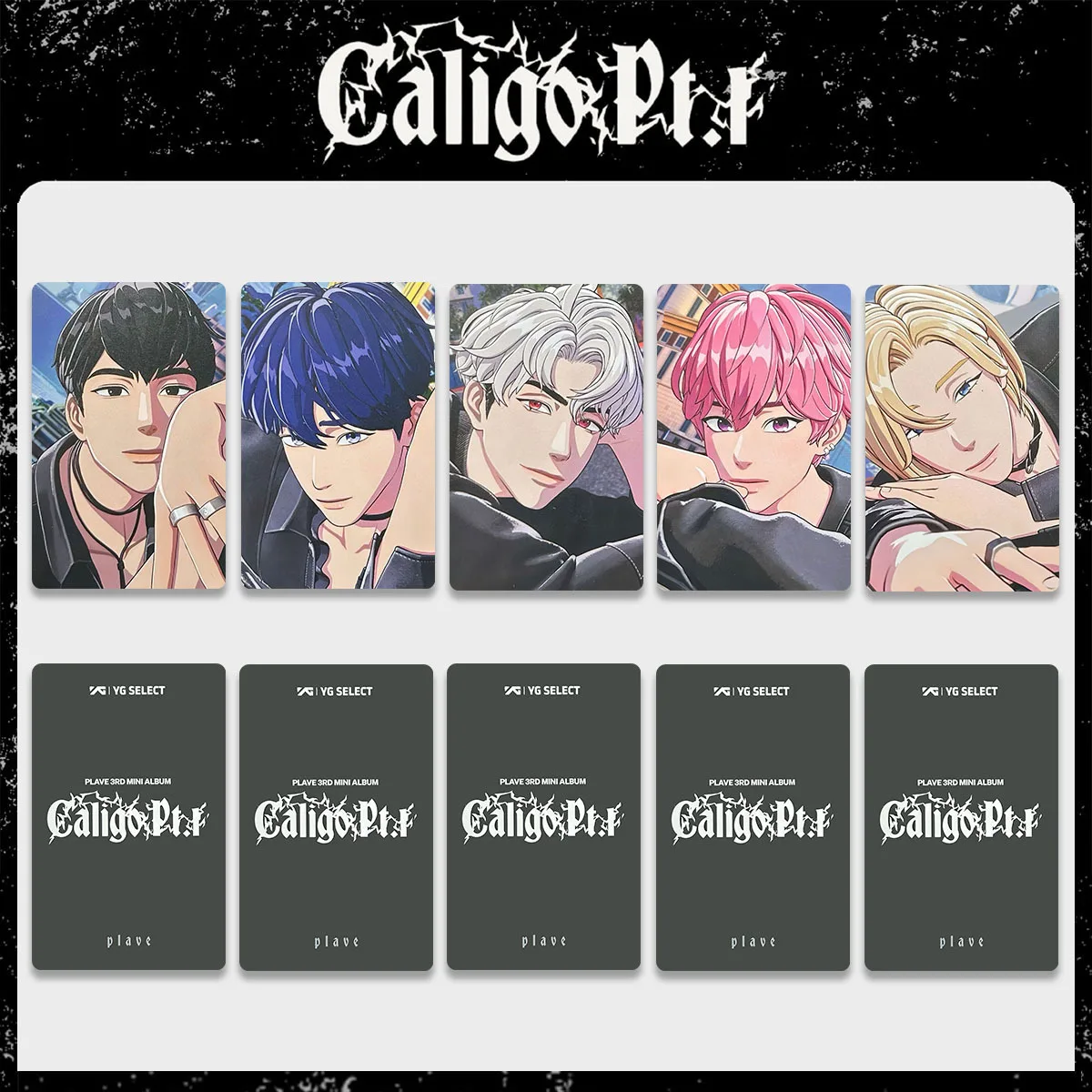Kpop Photo Cards Photo Cards 5Pcs /set Korean Plave Photocards Lightstick Album Caligo Lomo Card
