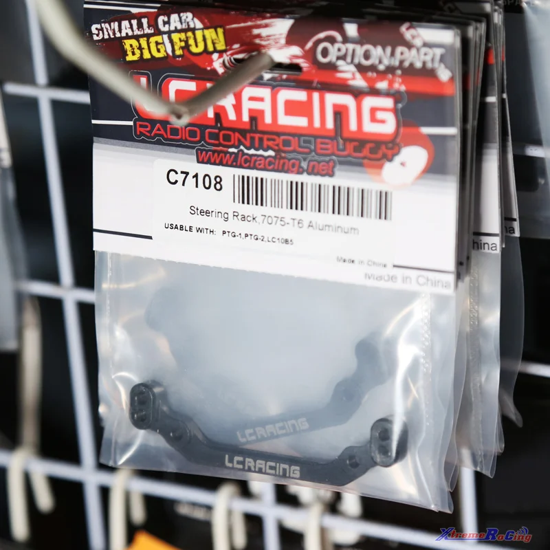 Cremagliera Dello Sterzo In Metallo Da Corsa Lc Per Ptg-1 Ptg-2 Ptg-2R 1/10 Rc Model Car C7108