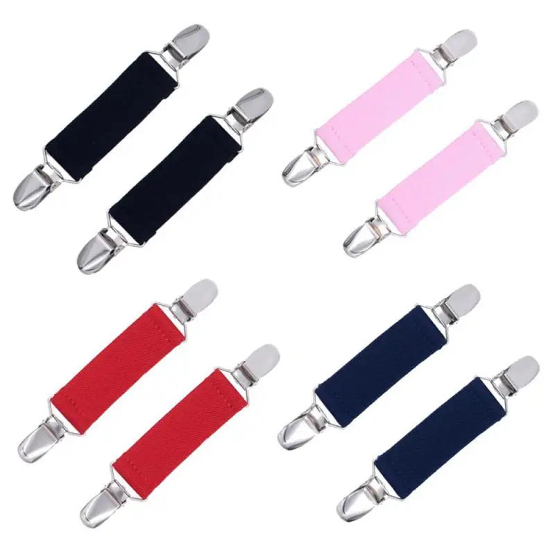 Kids Skiing Gloves Non-Slip Straps Versatile Elastic Glove Mitten Clip Blouse Clasp Linking Straps For Kids Sleeves Gloves 2