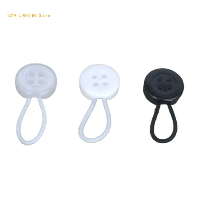 18x Elastic Collar Extenders Buttons Accessories Expansion Extension Neck  Extender for Dress Shirts Belt Clothing Supplies Coat - AliExpress