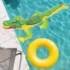 2Pcs PVC Swimming Pool Funny Water Toys Blow Up Crocodile Toy Inflatable Toys Inflatable Crocodile Alligator Balloon 1