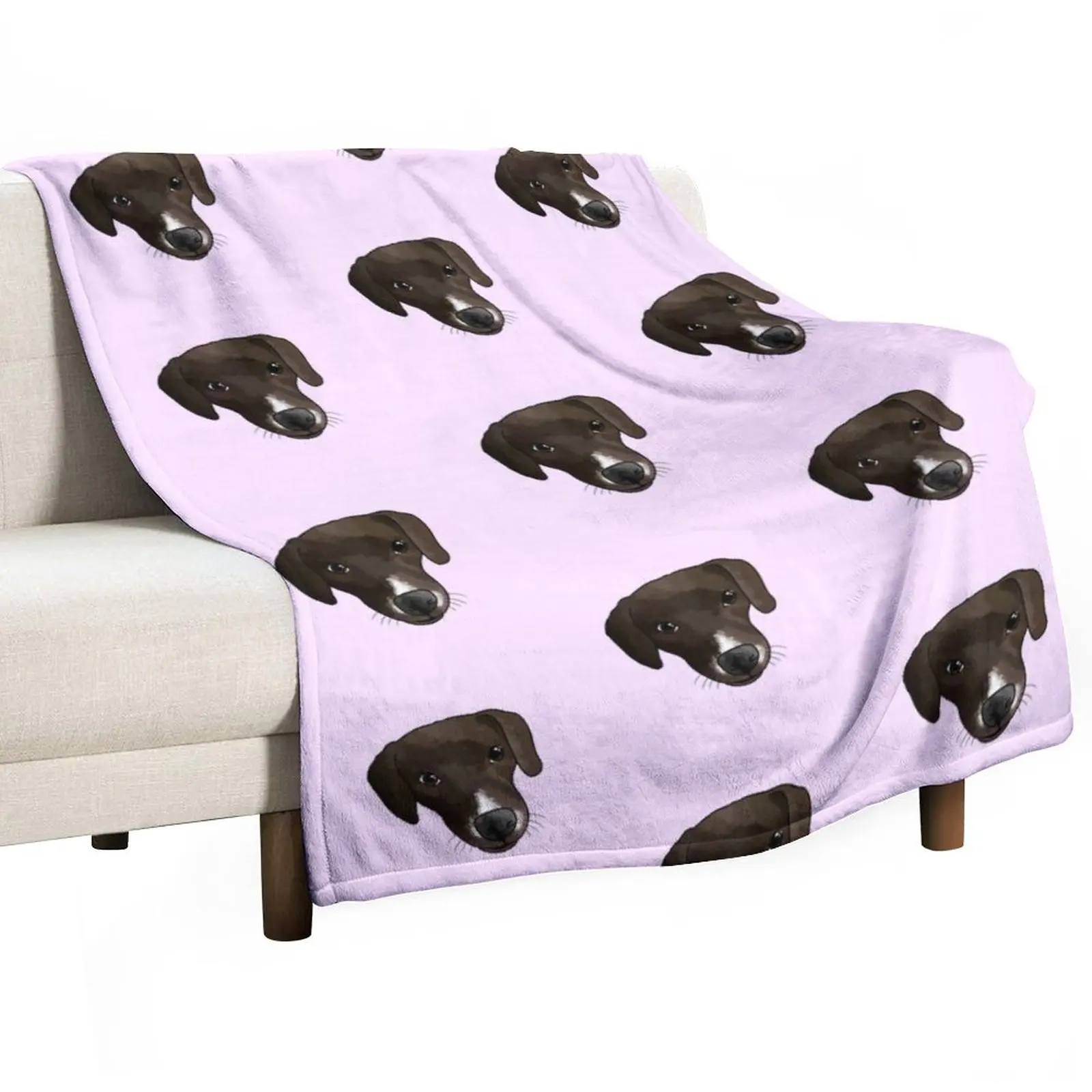 

Pretty Lab Throw Blanket cosplay anime Travel Blanket Warm Blanket wednesday