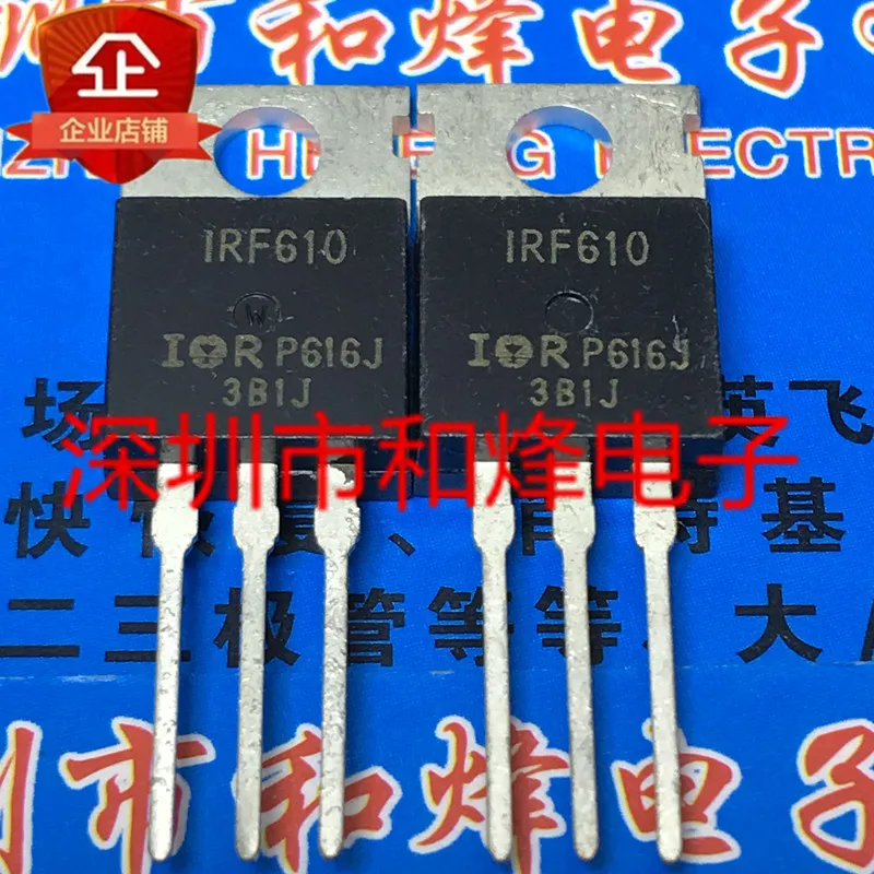 

(10PCS/LOT) IRF610 TO-220 200V 3.3A New Original Stock Power chip