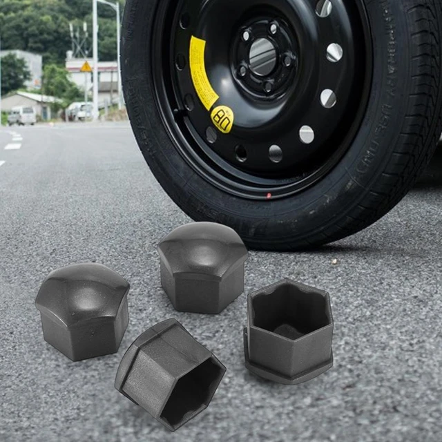 Capuchons d'écrou de roue de voiture, couvercle de vis de moyeu  automatique, protection des boulons, douille anti-poussière, décoration  extérieure, 17mm, 19mm, 21mm, 20 pièces - AliExpress