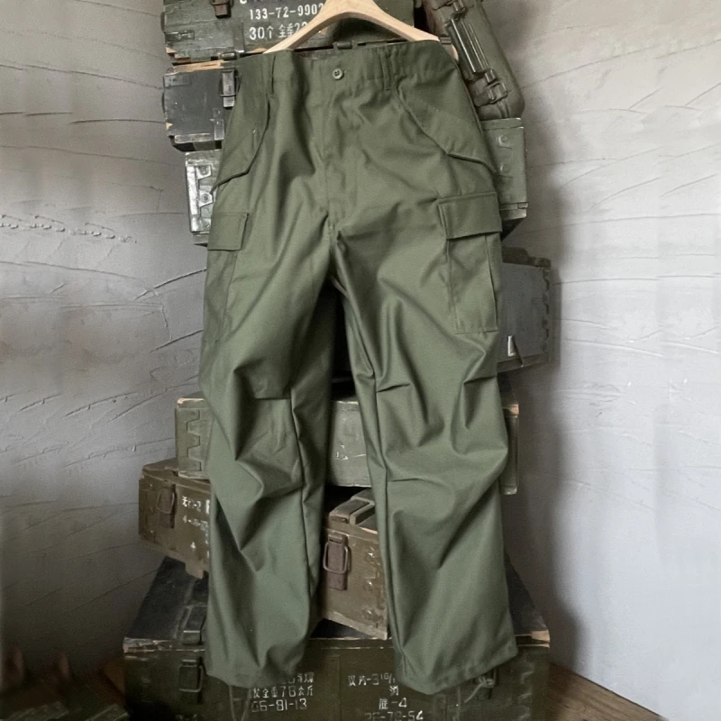 Military M65 Tactical Pants Field Army Training Combat Pants Men Outdoor Hiking Sports Work Wear Trousers Multi Pocket Overalls
