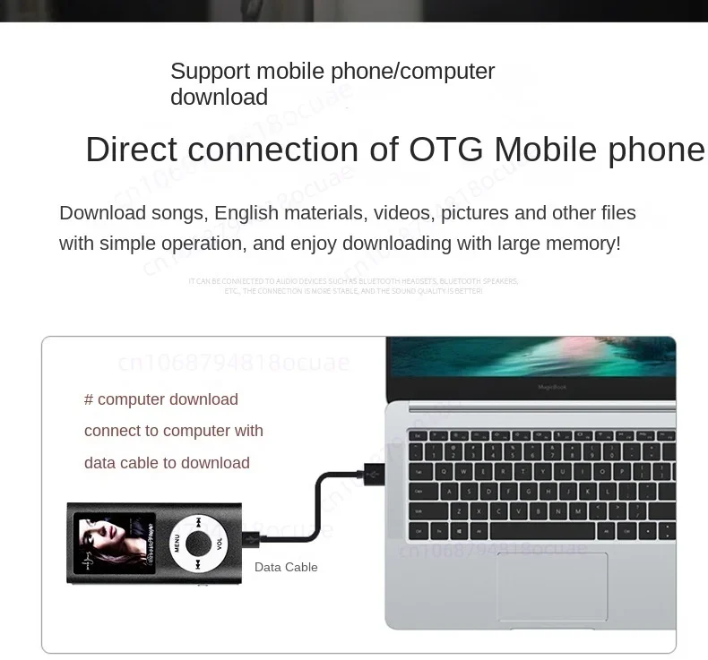 Portable with 1.8" LCD Mp3 Mp4 Support Music Video Media Players for IPod Style
