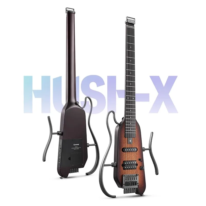 新品 donner HUSH-X ヘッドレストラベル エレキギター ブラック 新品 donner HUSH-X ヘッドレストラベル エレキギター ブラック