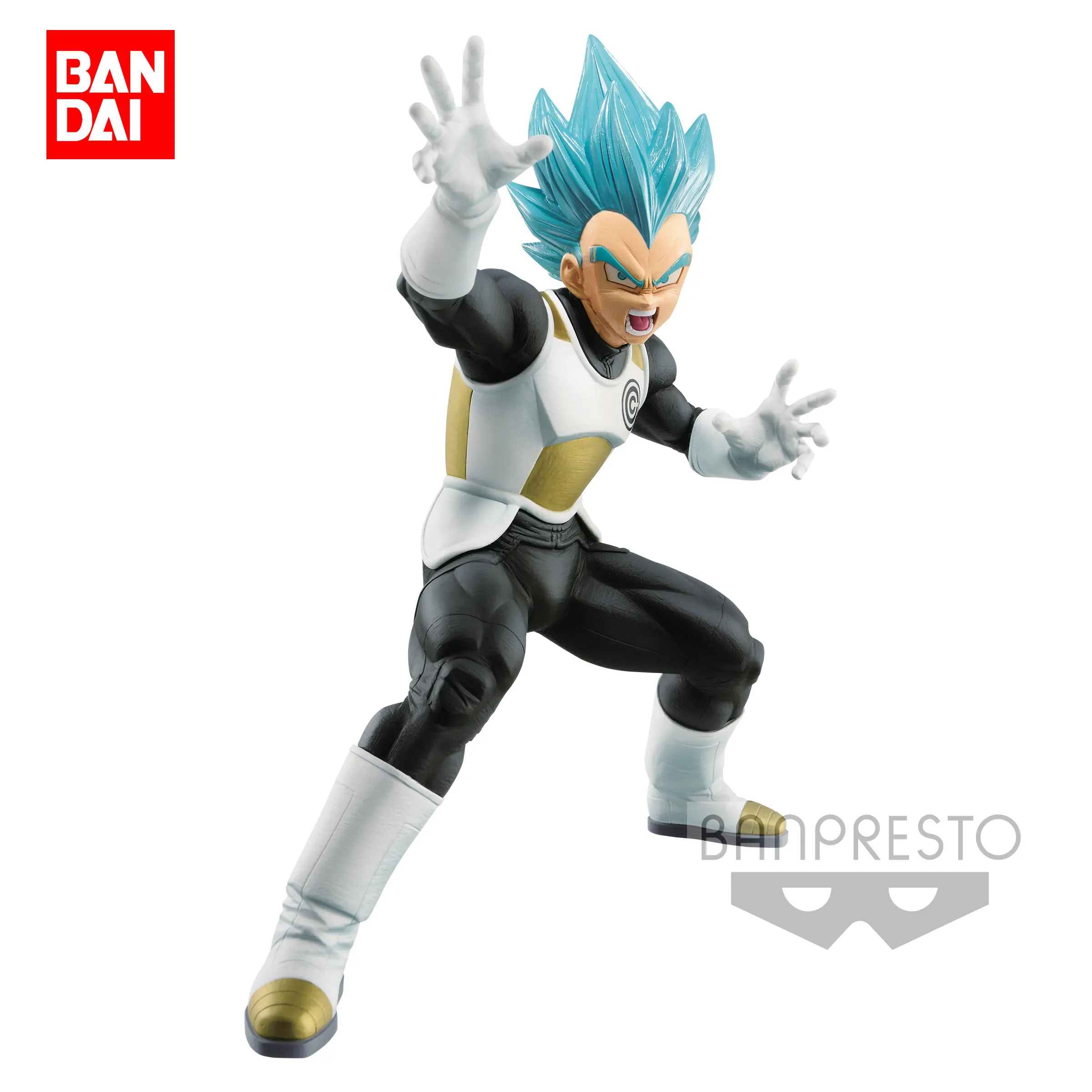 

BANDAI BANPRESTO Blue hair Vegeta Dragon Ball Super Official Genuine Figure Character Model Anime Toy Birthday Gift Ornaments