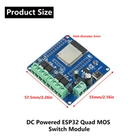 DC 5-60V 2/4 Way Mos Switch Module On-Board Esp32-32E Module Wifi Bluetooth ESP Development Board Type C - Image 5