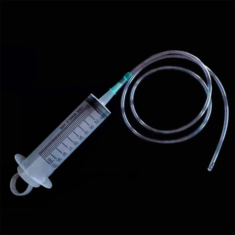 100/300/550ml Large Capacity Syringes Oil Pump With 1m Hose Pet Feeding Measuring Pump Hydroponics Nutrient Big Syringe liquid 6