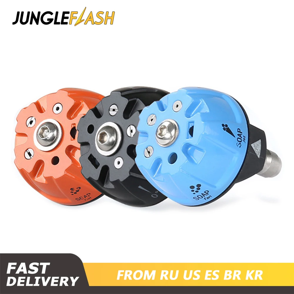 JUNGLEFLASH High Pressure Washer Nozzle 5 in 1 Multi Power Washing