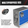 3-Piece Magnetic Tray Holder, Magnetic Parts Tray Set, Thickened Tray,Stainless Steel, Tool Trays For Screw, Bolts, Nuts 3