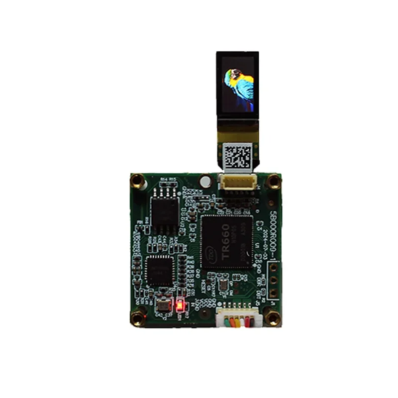 Si-OLED 0.49인치 마이크로 OLED 디스플레이 모듈(CVBS 인터페이스 드라이버 보드 포함) 단안 및 쌍안 장치용