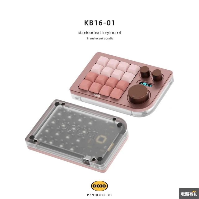 16 tasten doio Kb16-01 tastatur retro mechanisch verdrahtet dual 