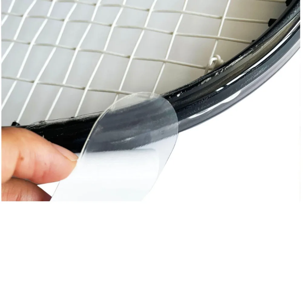 

Clear Racket Head Protection Tape Prevent Tennis Badminton Racket Frame From Bumping Scratching TPU Protection Racket Tape