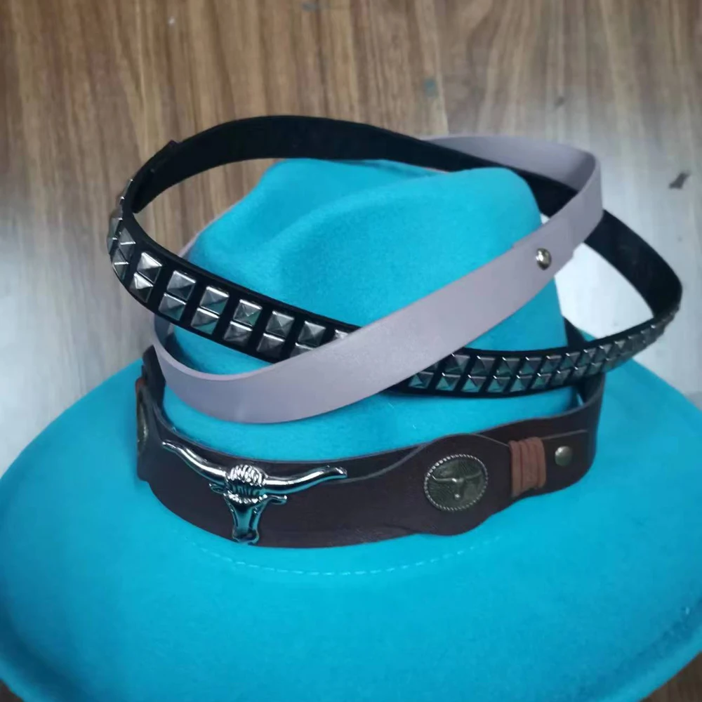 Fascia In Pelle Intrecciata Per Cappelli: Accessorio Regolabile Per Fedora, Cowboy, Paglia, Unisex, Colore Vintage, Lunghezza 130 Cm