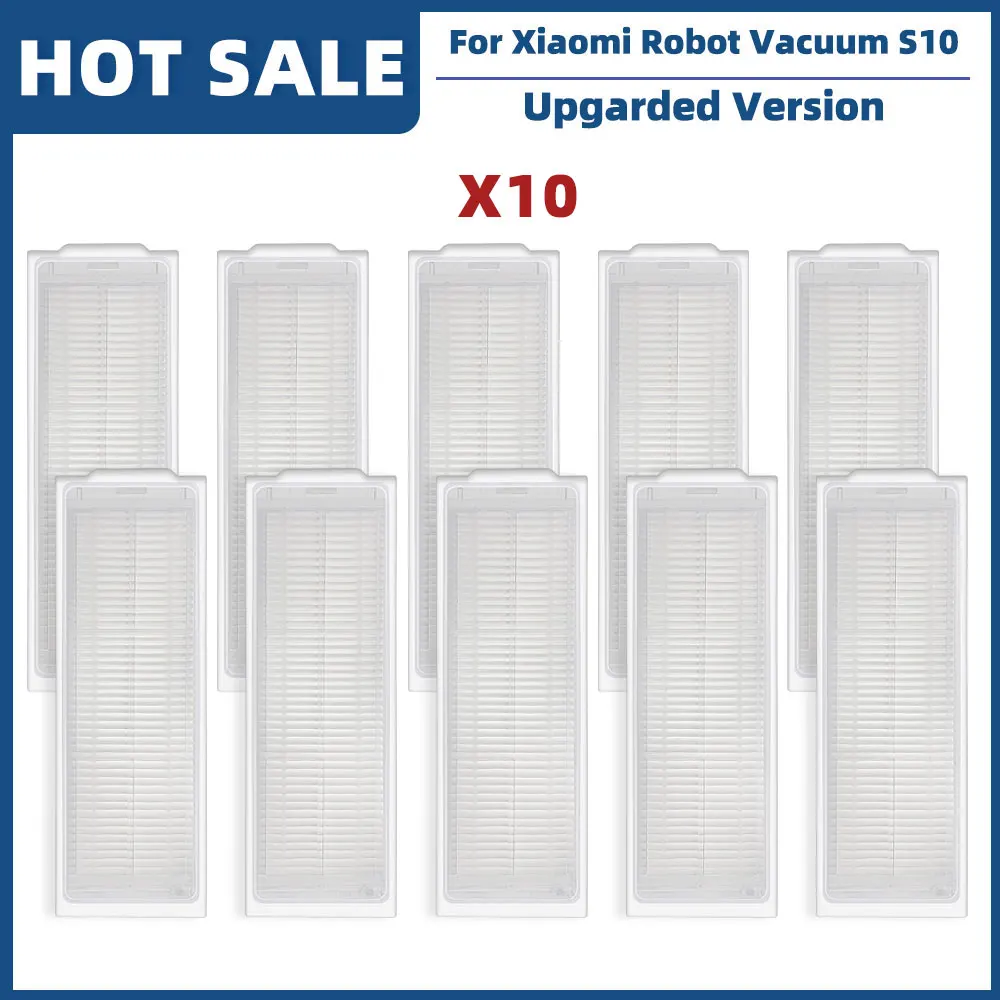 Robot Vacuum Essential Accessory Set with Main Side Brush, Filter, and Mop