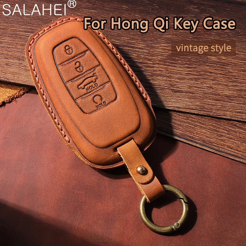 

Car Smart Key Case Full Cover Protector Shell Holder For Hongqi HS5 EHS9 H5 H9 HS7 H7 L5 HS3 L9 Remote Auto Keychain Accessories